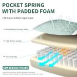 Gaming Chair with Footrest for Adults - Ergonomic Gaming Chairs with Foot Rest - Big and Tall Computer Game Chair - Fabric Reclining Video Game Chairs with Spring Cushion - Green/Light Grey