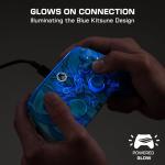 Turtle Beach Rematch Advanced Wired Gaming Controller for Xbox & PC – Powered Glow, Remappable Buttons, Hall-Effect Hair Triggers, 8ft Cable, Officially Licensed by Xbox – Blue Kitsune