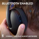 Logitech G325 Lightspeed Wireless Bluetooth Gaming Headset, All-Day Comfort, Built-in Mic with Noise Reduction, 24-Bit Audio, 24+ Hr Battery Life, for PC, PlayStation, Switch, Mobile – Black