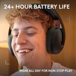 Logitech G325 Lightspeed Wireless Bluetooth Gaming Headset, All-Day Comfort, Built-in Mic with Noise Reduction, 24-Bit Audio, 24+ Hr Battery Life, for PC, PlayStation, Switch, Mobile – Black