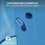 Turtle Beach Rematch Advanced Wired Gaming Controller for Xbox & PC – Powered Glow, Remappable Buttons, Hall-Effect Hair Triggers, 8ft Cable, Officially Licensed by Xbox – Blue Kitsune