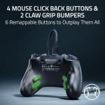 Razer Wolverine V3 Tournament Edition 8K PC Wired Gaming Controller: 8000 Hz Polling Rate - TMR Thumbsticks w/Swappable Caps - Ergonomic Design - 6 Remappable Buttons - Fast Triggers - Black