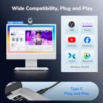 EMEET Piko 4K Webcam for Streaming, World’s 1st Dual-Camera AI-Powered 4K Camera w/AI Autofocus, 3 Mics Array&3 Sound Modes, USB Webcam with Clip, Great for Streaming, Desk Setup