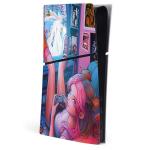 Skinit Decal Gaming Skin Compatible with PS5 Slim Digital Edition Console - Officially Licensed Pink Hair Anime Gamer Girl by Ivy Dolamore Design
