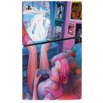 Skinit Decal Gaming Skin Compatible with PS5 Slim Digital Edition Console - Officially Licensed Pink Hair Anime Gamer Girl by Ivy Dolamore Design