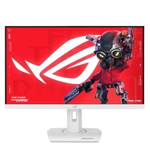 ASUS ROG Strix 27” 1440P USB-C HDR Gaming Monitor (XG27ACG-W) - White, QHD, 180Hz, 1ms, Fast IPS, DCI-P3 95%, Extreme Low Motion Blur Sync, G-Sync Compatible, Tripod Socket, AI Gaming, 3yr Warranty
