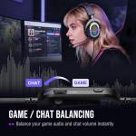 FIFINE Wired USB Gaming Headset: 7.1 Surround Sound - Vibrant Customizable RGB - Game/Chat Balance, Gamer Headphone with Noise Canceling Mic for PC, PS5/PS4, Laptop, Mac - AmpliGame H13BP