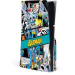 Skinit Decal Gaming Skin Compatible with PS5 Slim Disk Console - Officially Licensed DC Comics Batman Vintage Pose Collage Art Design