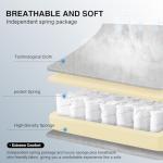 GTPLAYER Gaming Chair, Computer Office Chair with Pocket Spring Cushion, Linkage Armrests and Footrest, High Back Ergonomic Computer Chair with Lumbar Support Task Chair with Footrest