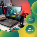 JOBY Wavo POD USB Condenser PC Microphone for Podcasting, Streaming, Recording, Mute and Gain Controls, Headphones for Live Monitoring, Laptop Plug & Play for Mac and PC