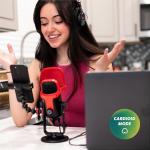 JOBY Wavo POD USB Condenser PC Microphone for Podcasting, Streaming, Recording, Mute and Gain Controls, Headphones for Live Monitoring, Laptop Plug & Play for Mac and PC