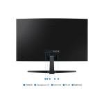 Samsung 27" Essential S3 (S36GD) Series FHD 1800R Curved Computer Monitor, 100Hz, Game Mode, Advanced Eye Comfort, HDMI and D-sub Ports, LS27D366GANXZA, 2024