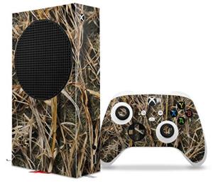 WraptorSkinz Skin Decal Vinyl Wrap compatible with the XBOX Series S Console and Controller WraptorCamo Grassy Marsh Camo (GAMING CONSOLE NOT INCLUDED)