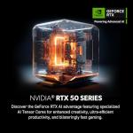 msi Codex Z2 Gaming Desktop: AMD R7-8700F, GeForce RTX 5070, 32GB DDR5, 2TB m.2 NVMe SSD, USB Type-C, VR-Ready, Windows 11 Home : A8NVP-436US