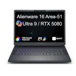 Alienware 16 Area-51 AA16250 AI Gaming Laptop 16.0" 240Hz IPS WQXGA Display (Intel Ultra 9-275HX, GeForce RTX 5080 16GB, 32GB DDR5, 2TB PCIe SSD, RGB KB, 2 Thunderbolt 5, WiFi 7, Win 11 Home)