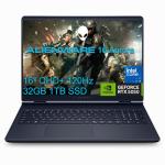 Alienware 16 Aurora Gaming Laptop (16" QHD+ 120Hz, Intel 10-Core 7 240H, 32GB DDR5 RAM, 1TB SSD, NVIDIA GeForce RTX 5050 8GB), White Backlit Keyboard, Webcam, Wi-Fi 7, Ethernet, Windows 11 Home