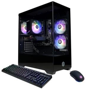 CyberPowerPC Gamer Master Gaming PC, AMD Ryzen 5 5500 3.6GHz, Radeon RX 6500 XT 4GB, 8GB DDR4, 500GB PCIe 4.0 SSD, WiFi Ready & Windows 11 Home (GMA3100A3)