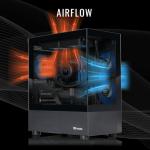 Thermaltake LCGS View i570-170 Gaming Desktop (Intel Core™ i9-14900KF, ToughRam 32GB DDR5 6000MT/s RGB Memory, NVIDIA® GeForce RTX™ 5070, 1TB NVMe M.2, WiFi, Windows 11) V17B-B76B-570-LCS