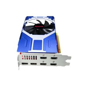 Xynsviu Radeon RX580 8G Graphics Card, with 6 HDMI Monitor Graphics Card,Computer PC GPU GDDR5 128 Bit DirectX 12 PCI Express X16 3.0, 6 Port Video Cards (AMD RX580 8G 6HDMI)