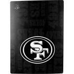 Skinit Decal Gaming Skin Compatible with PS5 Console - Officially Licensed NFL San Franciso 49ers Black & White Design