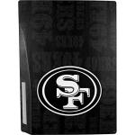 Skinit Decal Gaming Skin Compatible with PS5 Console - Officially Licensed NFL San Franciso 49ers Black & White Design