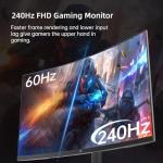 KTC 32 Inch 240Hz Curved Gaming Monitor, FHD 1080P 1500R HDR Gaming PC Monitor, FreeSync, Ultra-Fast 1ms Monitor for Gamer, 3500:1 Contrast, HDMI 2.0 x 2, DisplayPort 1.4 & USB 2.0, H32S17F
