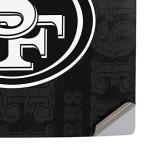Skinit Decal Gaming Skin Compatible with PS5 Console - Officially Licensed NFL San Franciso 49ers Black & White Design