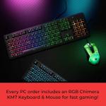 iBUYPOWER Slate MESH Gaming PC Desktop Computer Intel Core i7 14700F CPU, NVIDIA GeForce RTX 5070 12GB GPU, 32GB DDR5 RGB 5200MHz RAM, 1TB NVMe SSD, Windows 11 Home, Keyboard and Mouse - SMI7N5701