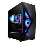 iBUYPOWER Slate MESH Gaming PC Desktop Computer Intel Core i7 14700F CPU, NVIDIA GeForce RTX 5070 12GB GPU, 32GB DDR5 RGB 5200MHz RAM, 1TB NVMe SSD, Windows 11 Home, Keyboard and Mouse - SMI7N5701