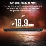 acer Nitro V 16S AI Gaming Laptop | NVIDIA GeForce RTX 5060 GPU | AMD Ryzen 7 260 Processor | 16" WUXGA IPS 180Hz Display | 32GB DDR5 | 1TB Gen 4 SSD | Wi-Fi 6 | ANV16S-41-R2AJ