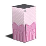 MightySkins Skin Compatible with Xbox Series X - Pink Present | Protective, Durable, and Unique Vinyl Decal wrap Cover | Easy to Apply and Change Styles | Made in The USA