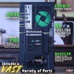 The Horizon Autherium Dragon RGB I9 RTX Gaming PC || 64GB RAM || 9TB High Speed Storage || Core I9 Upto 5.4Ghz || RTX 5070 OC || Windows 11 PRO || 360MM AIO || 2.4GB/s WiFi 6E, VR and Gaming Ready