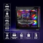 Skytech Gaming King 95 Desktop PC, Ryzen 7 9800X3D 4.7 GHz (5.2 GHz), NVIDIA RTX 5070 Ti 16GB, 2TB Gen4 NVMe SSD, 32GB DDR5 RAM 6000 RGB, 850W Gold PSU, 360mm ARGB AIO, Wi-Fi, Win 11