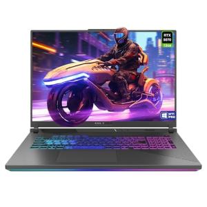 ASUS ROG Strix G18 Gaming Laptop, AMD Ryzen 9-9955HX, 32 GB DDR5 RAM, 2 TB PCIe SSD, 18" 2.5K (2560x1600) 240Hz Display, Nvidia G-Force RTX 5070, 4-Zone RGB Keyboard, W11 Pro, Eclipse Gray