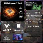 Lenovo Legion 5 15AHP10 RTX 5060 Pro Gaming Laptop,15.1 OLED WQXGA(2560 x 1600) 165Hz, AMD Ryzen 7 260(Beats Intel i7-14700), NVIDIA RTX 5060, 32GB DDR5 RAM,1TB SSD, Wi-Fi 7, Bundle PCO Laptop Cooler