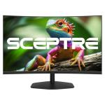 New! Sceptre Curved 27-inch Gaming Monitor 1500R 100Hz HDMI X2 DisplayPort 1ms 100% sRGB, Build-in Speakers Machine Black 2026 (C275W-FW100T)