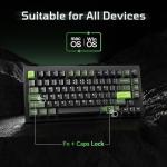 Keychron J8 HE Wired Hall Effect Keyboard with 8000 Hz Polling Rate, Rapid Trigger Magnetic Switch Hot-Swappable, 75% Layout Custom Programmable Knob, RGB Backlit for Mac Windows Linux