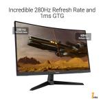 ASUS TUF Gaming 27” 1080P Curved Monitor (VG27VQM1B) – Full HD, 1500R, 280Hz, 1ms, Extreme Low Motion Blur, FreeSync Premium, Shadow Boost, Eye Care, 90% DCI-P3, DisplayWidget Center, 3 yr Warranty