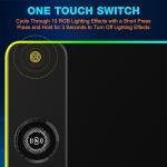 TARKARI Magnetic Wireless Charging RGB Mouse Pad, Large Gaming Desk Mat Waterproof, 31.5"x11.8" Black Mousepad, Ultra-Smooth Surface, Non-Slip Rubber Base, Desk Pad for Keyboard Laptop