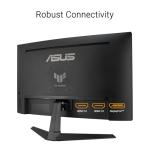 ASUS TUF Gaming 27” 1080P Curved Monitor (VG27VQM1B) – Full HD, 1500R, 280Hz, 1ms, Extreme Low Motion Blur, FreeSync Premium, Shadow Boost, Eye Care, 90% DCI-P3, DisplayWidget Center, 3 yr Warranty