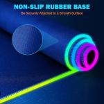 TARKARI Magnetic Wireless Charging RGB Mouse Pad, Large Gaming Desk Mat Waterproof, 31.5"x11.8" Black Mousepad, Ultra-Smooth Surface, Non-Slip Rubber Base, Desk Pad for Keyboard Laptop