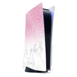 MightySkins Glossy Glitter Gaming Skin for PS5 / Playstation 5 - Marble Glitz | Durable High-Gloss Glitter Finish | Easy to Apply and Change Style | Made in The USA