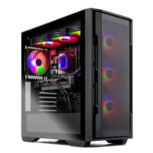 Skytech Gaming Rampage Gaming PC, AMD Ryzen 7 9700X 3.8GHz, NVIDIA RTX 5070 Ti 16GB, 1TB Gen4 NVMe SSD, 32GB DDR5 RAM 5600, 850W Gold ATX 3 PSU, 360 ARGB AIO, Wi-Fi, Win 11, Desktop