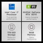 Lenovo Legion 5i – Gaming Laptop - Intel® Core™ i7-14700HX - 15" 2.5K WQXGA PureSight OLED Display–165Hz Refresh Rate–NVIDIA® GeForce RTX™ 5070 – 16 GB Memory – 1 TB Storage – 3 Months of PC GamePass