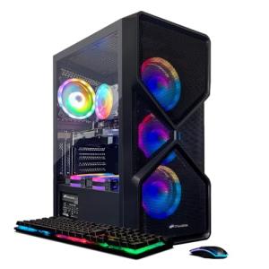 STGAubron Gaming PC Computer Desktop, GeForce RTX 2060 Super 8G, Intel Core I7 8th up to 4.1GHz, 16G DDR4, 1T SSD, WiFi 6 & BT 5.2, RGB Fan x6, Windows 11 Home