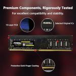 PUSKILL DDR4 32GB (2x16GB) 3200MHz PC RAM | CL16-18-18-42 | 1.35V | Desktop Memory Kit for Gaming and High-Performance Computing | Compatible with Intel & AMD