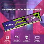 PUSKILL DDR4 32GB (2x16GB) 3200MHz PC RAM | CL16-18-18-42 | 1.35V | Desktop Memory Kit for Gaming and High-Performance Computing | Compatible with Intel & AMD