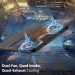 acer Nitro V 17 AI Gaming Laptop | AMD Ryzen 7 260 Processor | NVIDIA GeForce RTX 5070 Laptop GPU (798 AI Tops) | 17.3" FHD IPS 144Hz Display | 32GB DDR5 | 1TB Gen 4 SSD | Wi-Fi 6E | ANV17-41-R75F