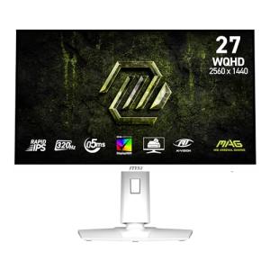 msi MAG 274QRFW X32 27-inch 2560 x 1440 (QHD) Gaming Monitor, 320Hz, Adaptive Sync, HDR Ready, HDMI, VGA Port, VESA Mountable, Tilt, 4-Side Slim Bezel, 0.5ms, White
