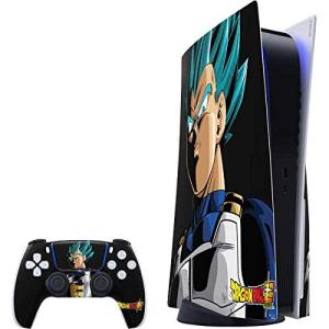 Skinit Decal Gaming Skin Compatible with PS5 Bundle - Officially Licensed Dragon Ball Super Vegeta Design